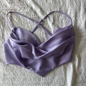 Lavender Women's Crop Top